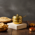 Brass Ghee Pot with Lid