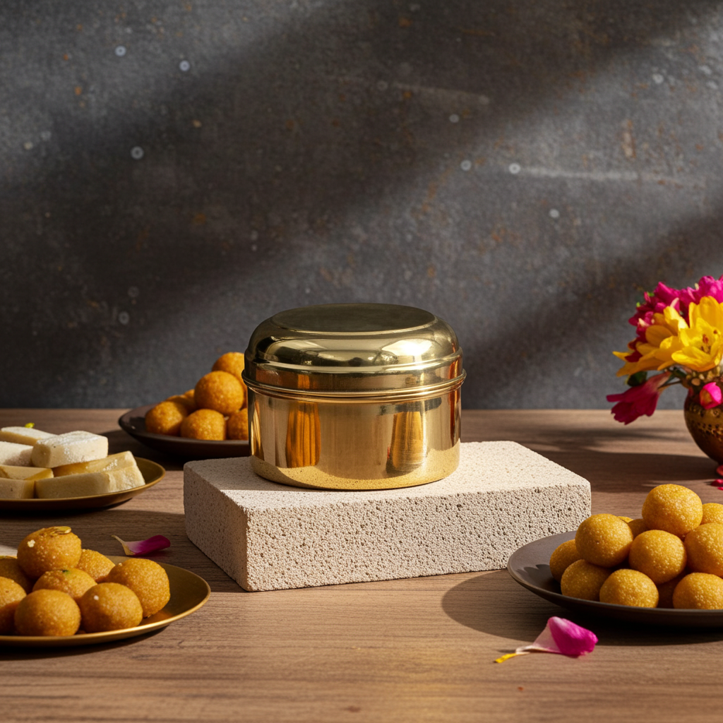 Brass Container Box (Katordan)