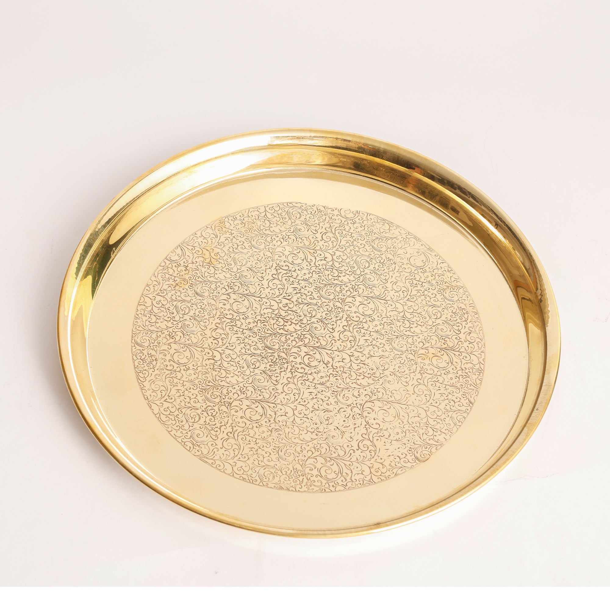 Brass Thali Set – 6 Piece