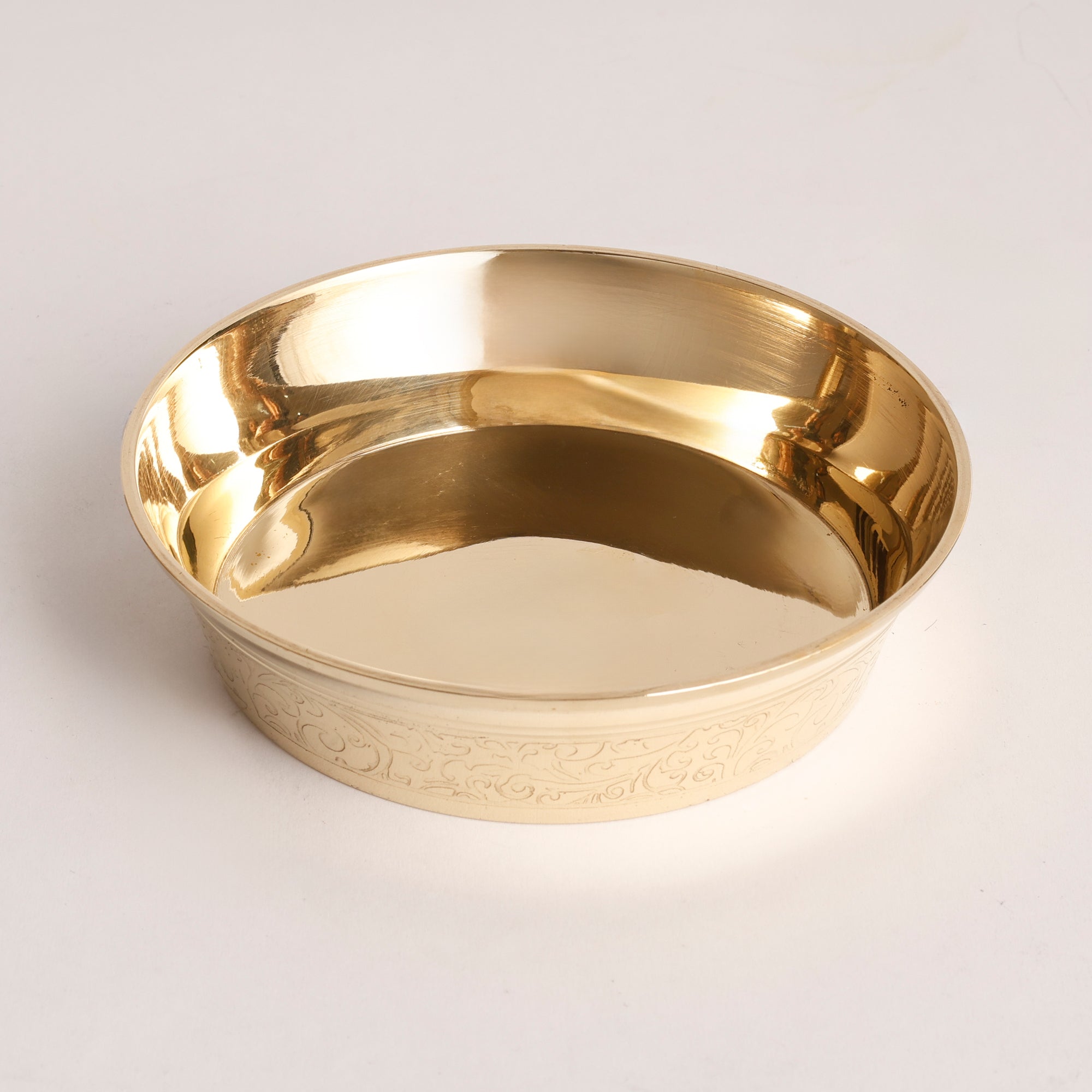 Brass Thali Set – 6 Piece