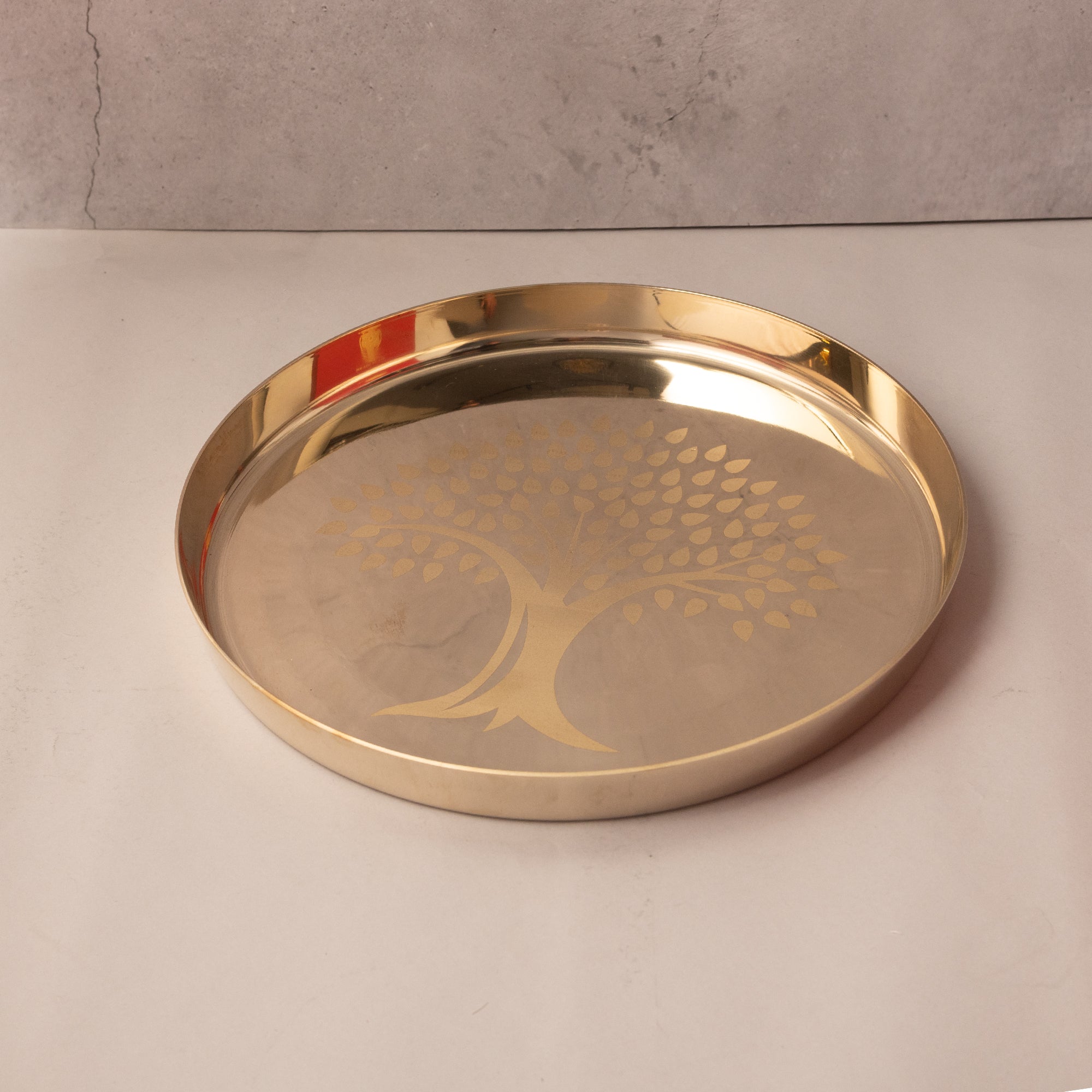 Bronze / Kansa Thali 11.4 Inch