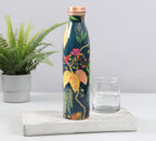 Pure Copper Water Bottle – Handcrafted Ayurvedic Drinkware