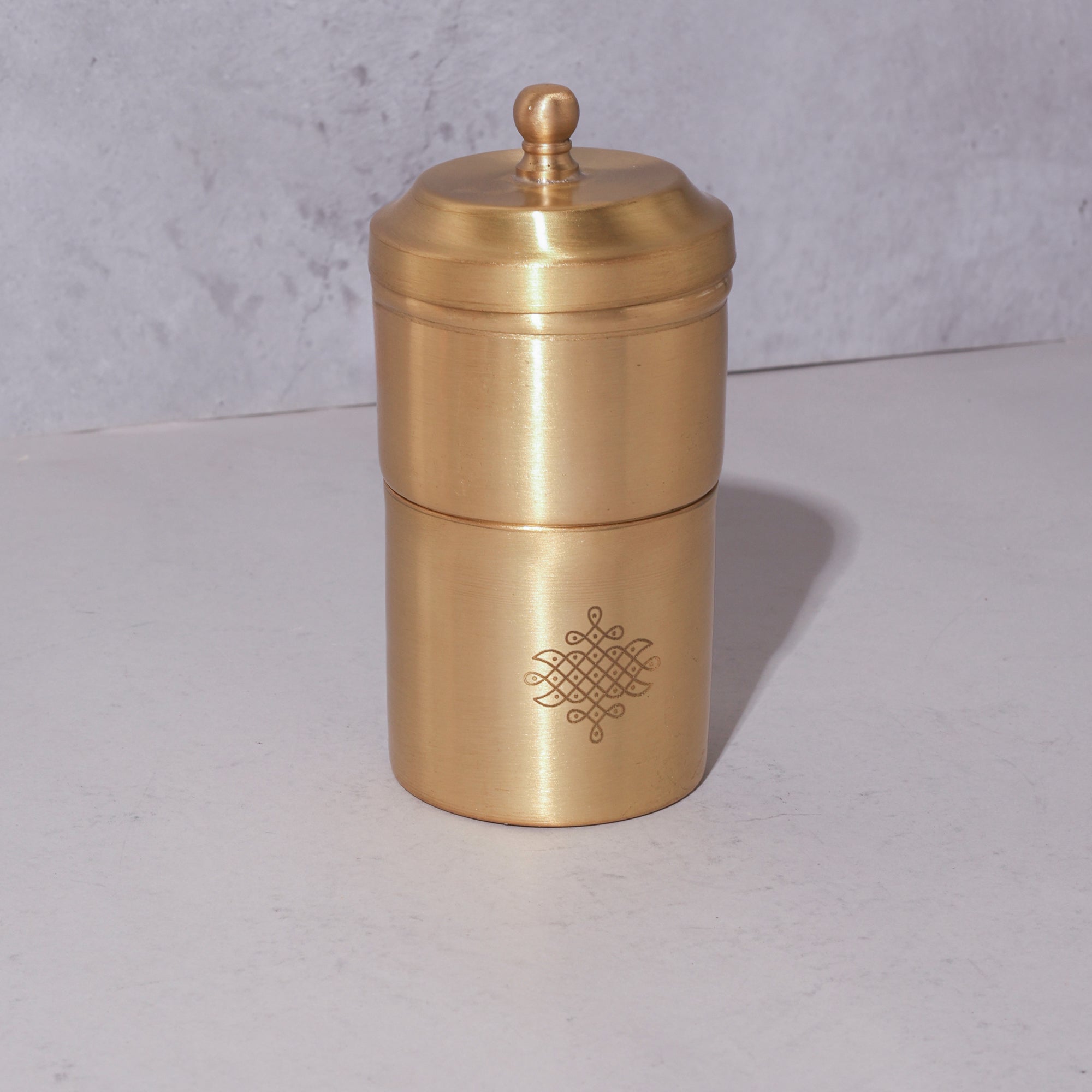 Brass Coffee Filter with Dabara Set (Set of 2)