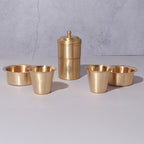 Brass Coffee Filter with Dabara Set (Set of 2)