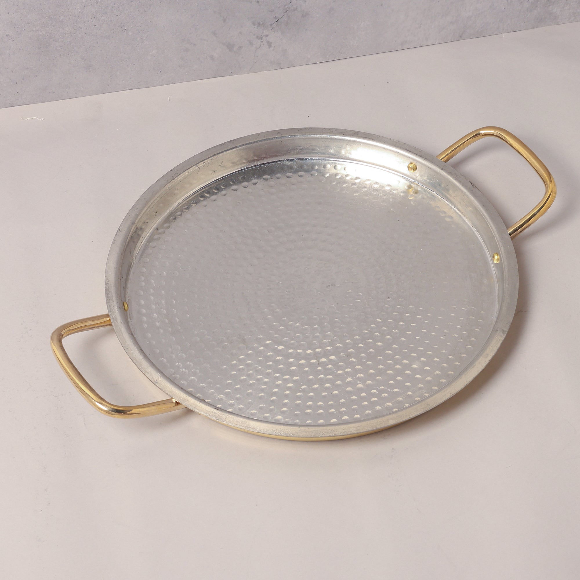 Brass Dosa Tava with Kalai (Tin) Coating