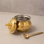 Brass Ghee Pot with lid