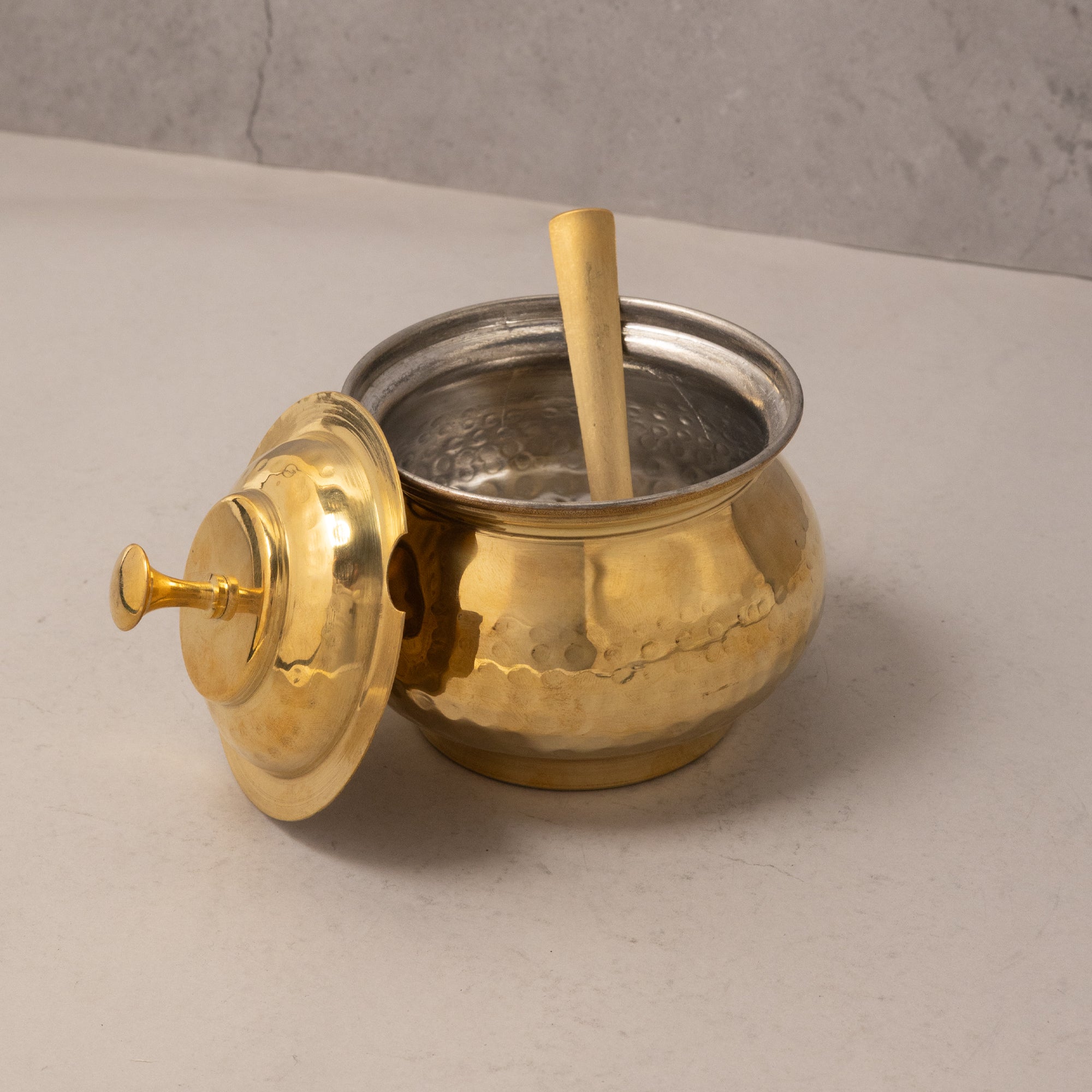 Brass Ghee Pot with lid