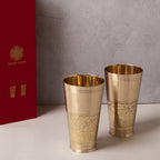 Brass Antique Glasses – Set of 2 (Multiple Size)