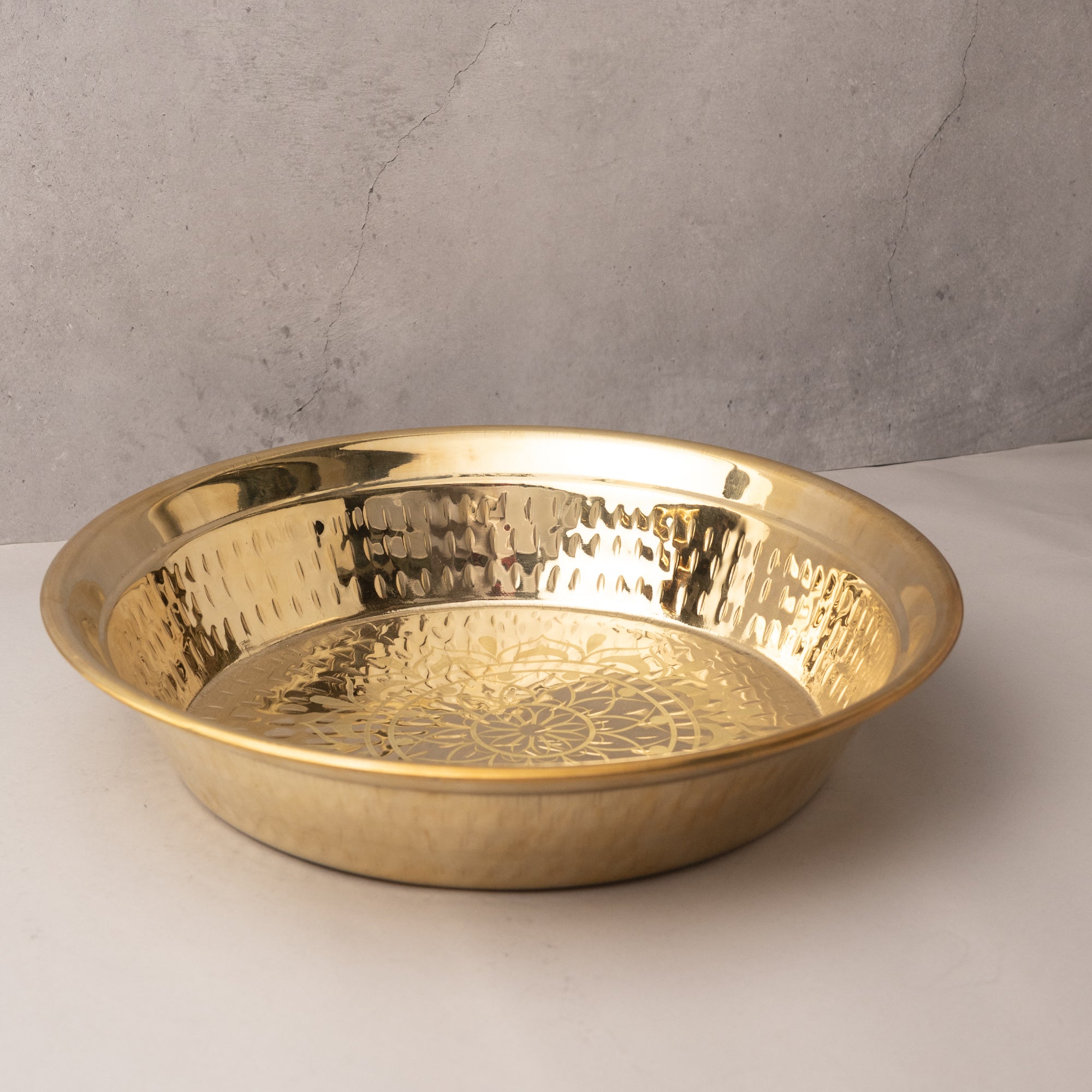 Brass Hammered Parat