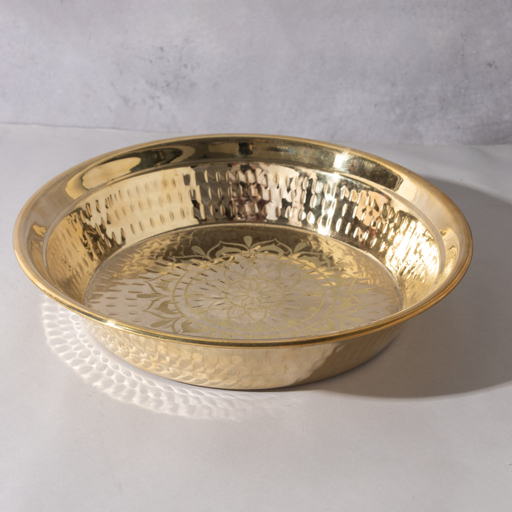 Brass Hammered Parat