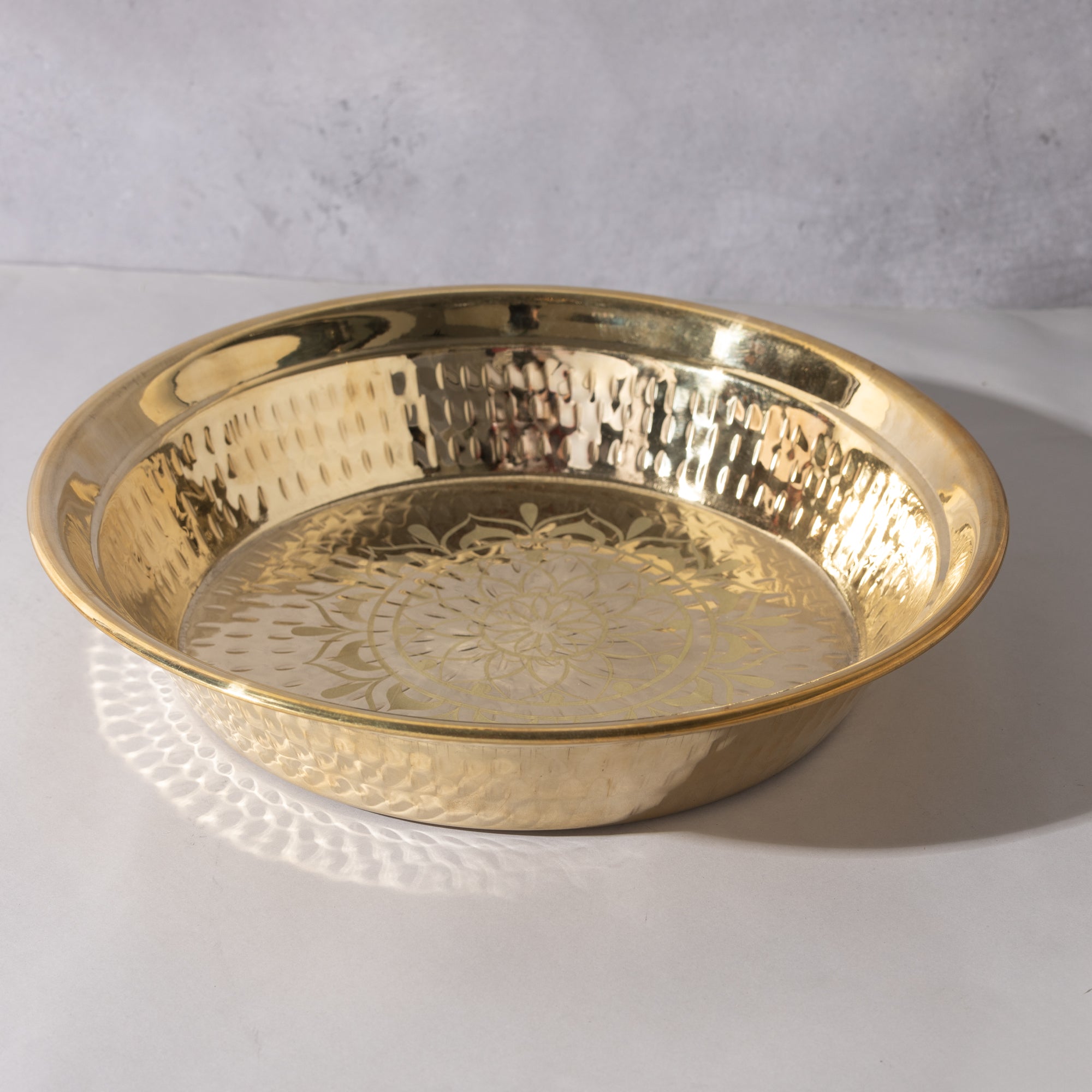 Brass Hammered Parat
