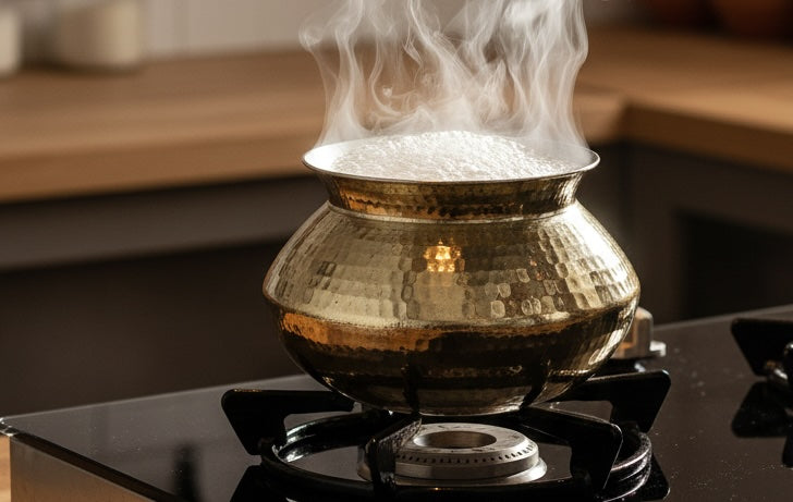 Brass Patili / Handi – Traditional Cookware for Authentic Indian Flavors