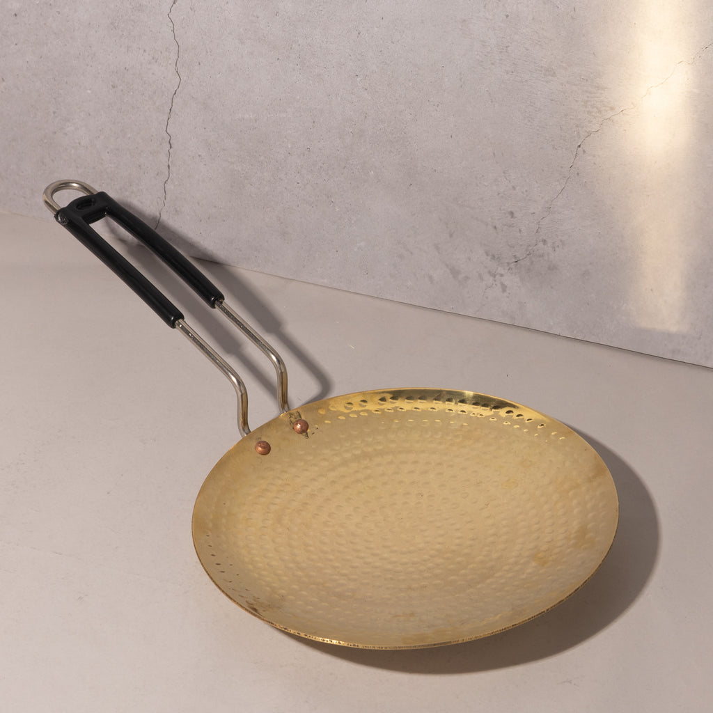 Brass Tawa with handle- Roti Tawa in Brass