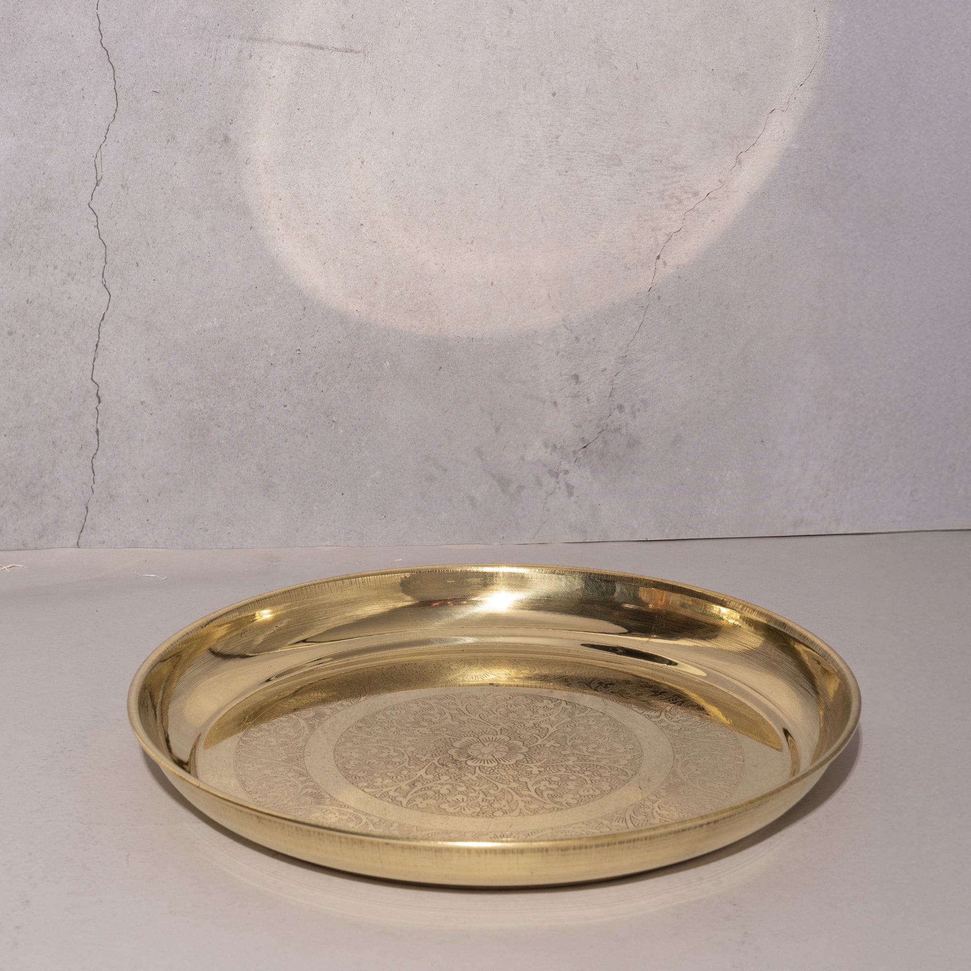 Brass Thali Set – 6 Piece