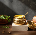 Brass Ghee Pot with Lid