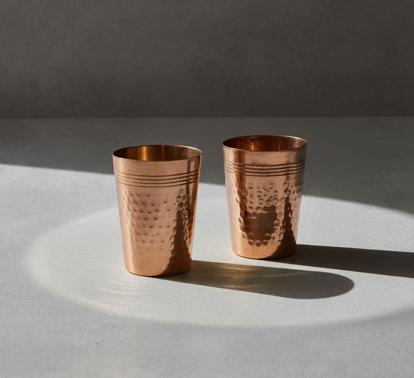 Copper Glass Set of 2 – Pure Elegance in Every Sip