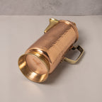 Copper Jug with Lid and Premium Brass Handle