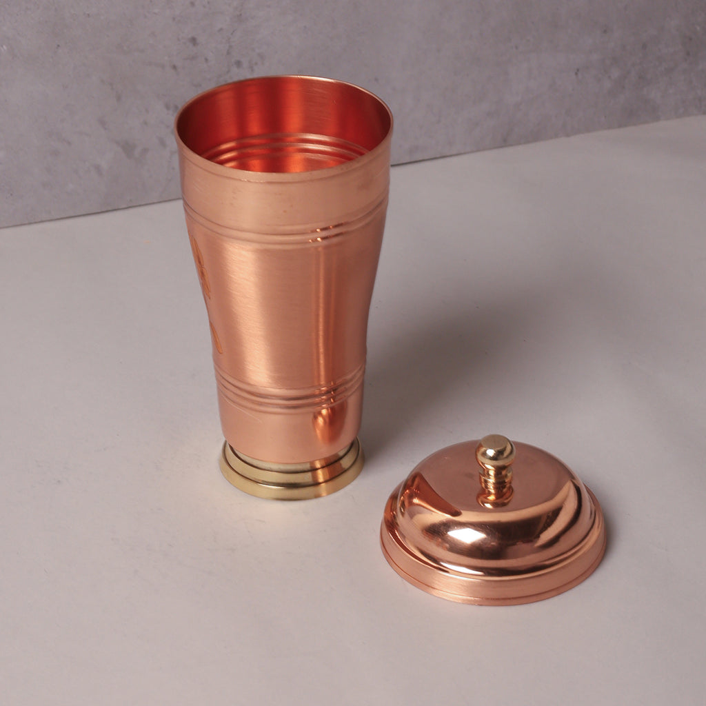 Copper Tumbler with Lid (600 ml)