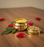 Brass Ghee Pot with Lid