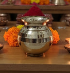 Brass Puja Kalash – Traditional Indian Worship Pot