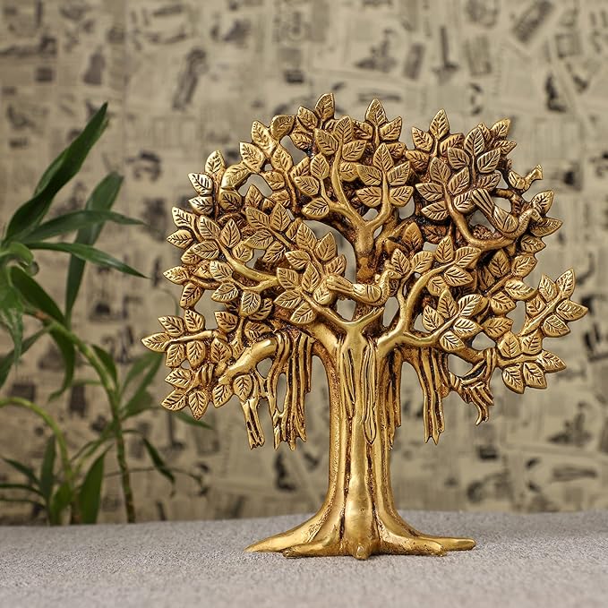 Brass Kalpavriksha Tree – Handcrafted Prosperity Symbol