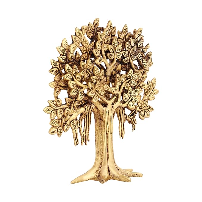 Brass Kalpavriksha Tree – Handcrafted Prosperity Symbol