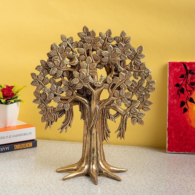 Brass Kalpavriksha Tree – Handcrafted Prosperity Symbol