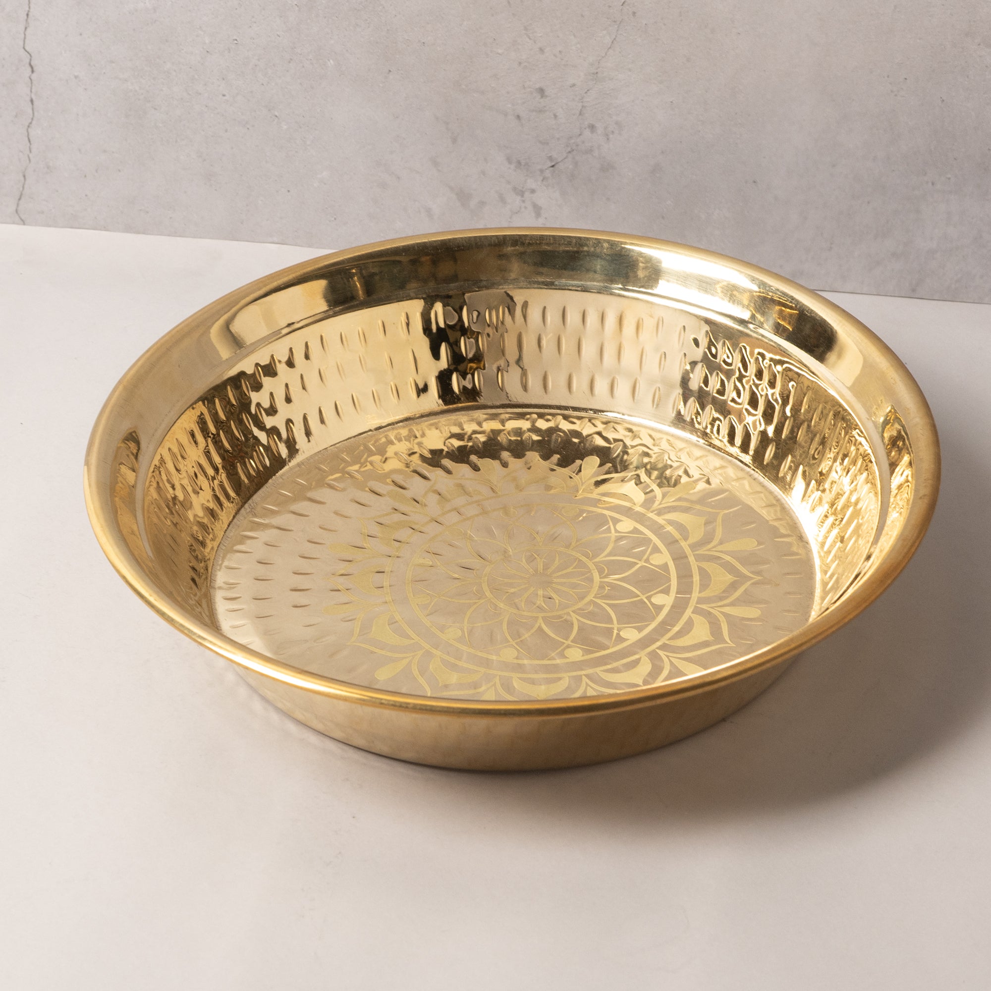 Brass Hammered Parat