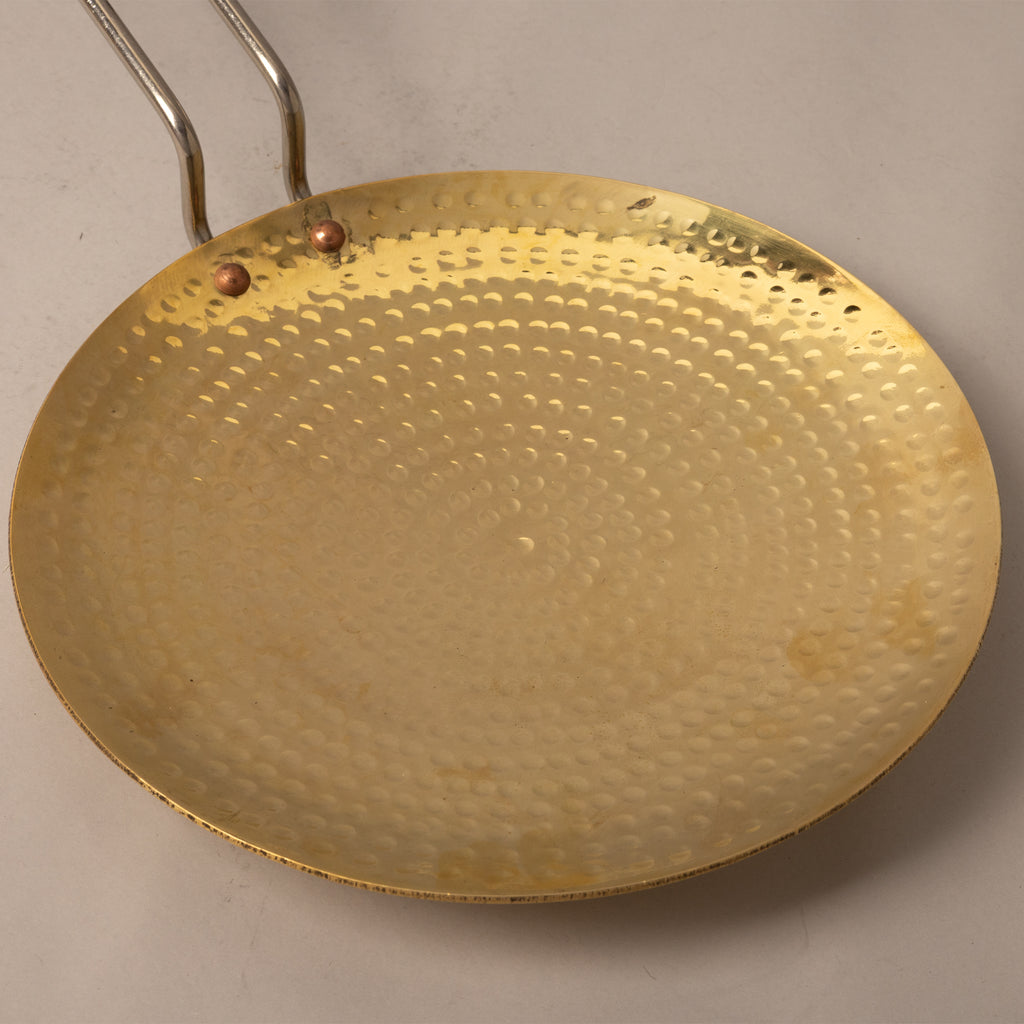Brass Tawa with handle- Roti Tawa in Brass